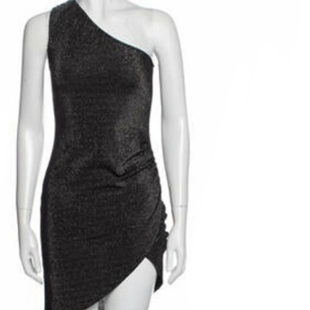 NBD One Shoulder Sparkle Mini Dress Size XXS